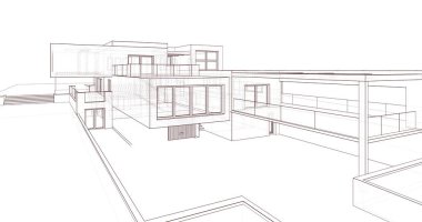 çizgili mimari duvar kağıdı, dijital arkaplan