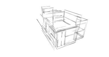 soyut mimari duvar kağıdı, dijital arkaplan