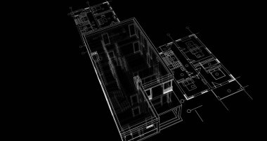 çizgili mimari duvar kağıdı, dijital arkaplan
