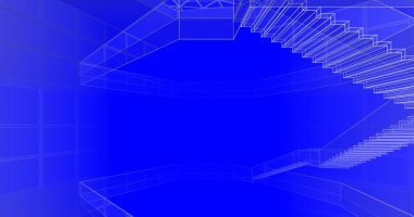 soyut mimari duvar kağıdı, dijital arkaplan