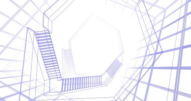 soyut mimari duvar kağıdı, dijital arkaplan