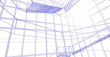 soyut mimari duvar kağıdı, dijital arkaplan