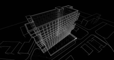 soyut mimari duvar kağıdı, dijital arkaplan