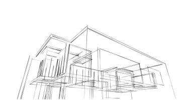 soyut mimari duvar kağıdı, dijital arkaplan