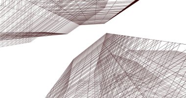 soyut mimari duvar kağıdı, dijital arkaplan