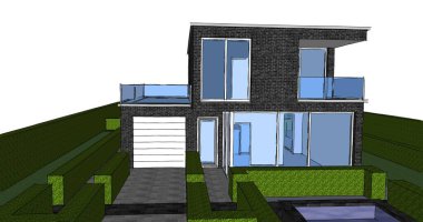 soyut mimari duvar kağıdı, dijital arkaplan