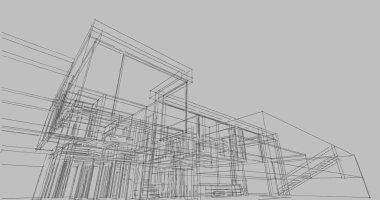 çizgili mimari duvar kağıdı, dijital arkaplan