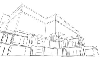 soyut mimari duvar kağıdı, dijital arkaplan