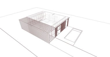 çizgili mimari duvar kağıdı, dijital arkaplan