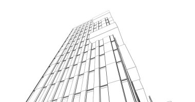 soyut mimari duvar kağıdı, dijital arkaplan