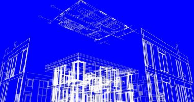 çizgili mimari duvar kağıdı, dijital arkaplan