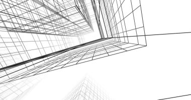 soyut mimari duvar kağıdı, dijital arkaplan