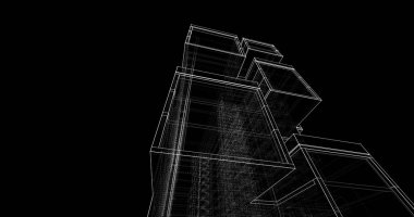 soyut mimari duvar kağıdı, dijital arkaplan