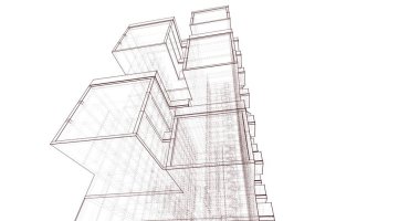 soyut mimari duvar kağıdı, dijital arkaplan