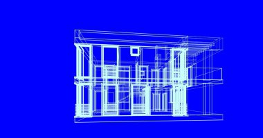 çizgili mimari duvar kağıdı, dijital arkaplan