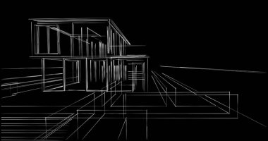 soyut mimari duvar kağıdı, dijital arkaplan