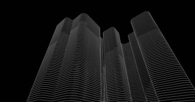 soyut mimari duvar kağıdı, dijital arkaplan