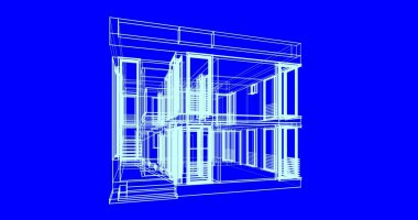 çizgili mimari duvar kağıdı, dijital arkaplan