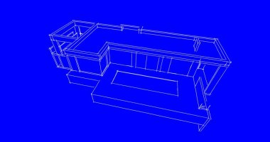 çizgili mimari duvar kağıdı, dijital arkaplan