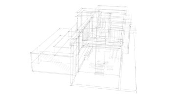 çizgili mimari duvar kağıdı, dijital arkaplan