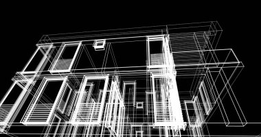 çizgili mimari duvar kağıdı, dijital arkaplan