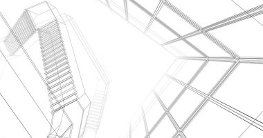 soyut mimari duvar kağıdı, dijital arkaplan