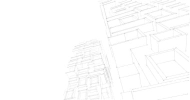 soyut mimari duvar kağıdı, dijital arkaplan