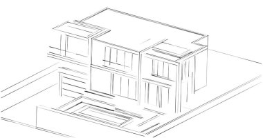 soyut mimari duvar kağıdı, dijital arkaplan