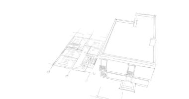 çizgili mimari duvar kağıdı, dijital arkaplan