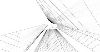 soyut mimari duvar kağıdı, dijital arkaplan