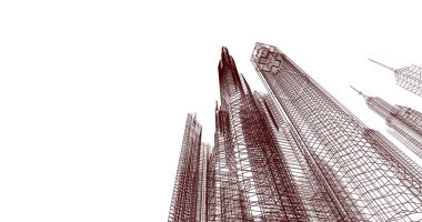 soyut mimari duvar kağıdı, dijital arkaplan