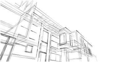 soyut mimari duvar kağıdı, dijital arkaplan