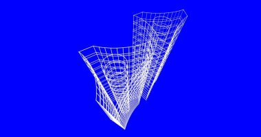 soyut mimari duvar kağıdı, dijital arkaplan