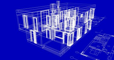 çizgili mimari duvar kağıdı, dijital arkaplan