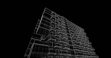 soyut mimari duvar kağıdı, dijital arkaplan