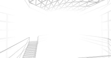 soyut mimari duvar kağıdı, dijital arkaplan