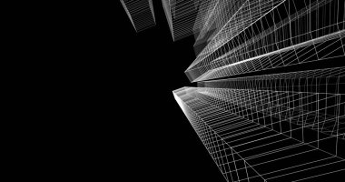 soyut mimari duvar kağıdı, dijital arkaplan