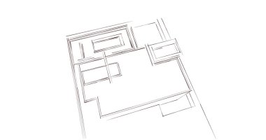 soyut mimari duvar kağıdı, dijital arkaplan