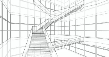 soyut mimari duvar kağıdı, dijital arkaplan