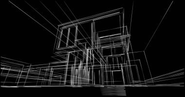 soyut mimari duvar kağıdı, dijital arkaplan