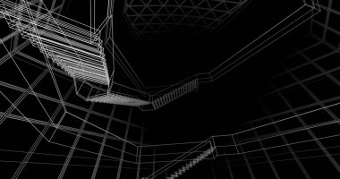 soyut mimari duvar kağıdı, dijital arkaplan