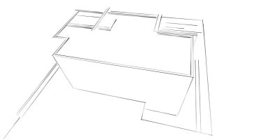 soyut mimari duvar kağıdı, dijital arkaplan