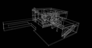 çizgili mimari duvar kağıdı, dijital arkaplan