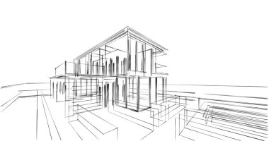 soyut mimari duvar kağıdı, dijital arkaplan