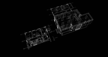 çizgili mimari duvar kağıdı, dijital arkaplan