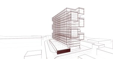 soyut mimari duvar kağıdı, dijital arkaplan