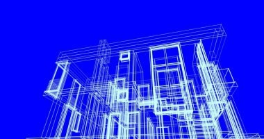 çizgili mimari duvar kağıdı, dijital arkaplan