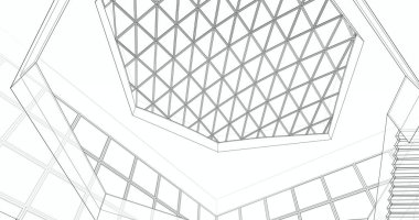 soyut mimari duvar kağıdı, dijital arkaplan