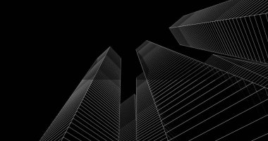 soyut mimari duvar kağıdı, dijital arkaplan