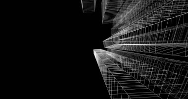 soyut mimari duvar kağıdı, dijital arkaplan